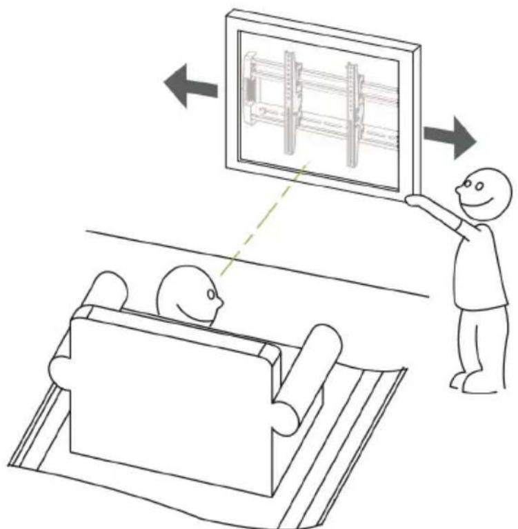 OmniMount NC200F - CAUTION! HAND TIGHTEN ONLY. OVERTIGHTENING MAY DAMAGE YOUR FLAT PANEL. - 11