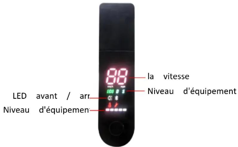 DENVER SEL-10500O - Éléments de commande et écran - 1