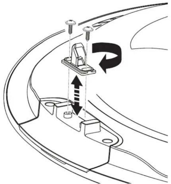 GE GFW350SSYWW - ③ REMOVE, REVERSE AND REPLACE THE DOOR STRIKER - 1