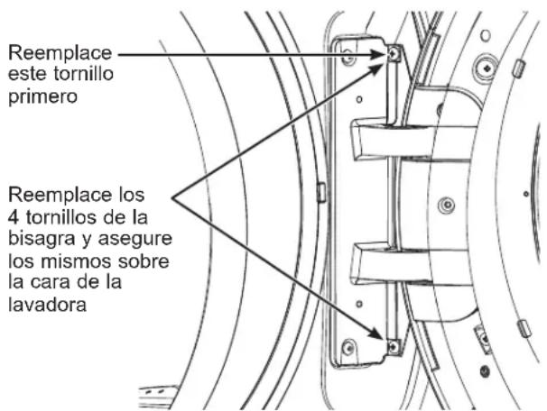 GE GFW350SSYWW - ⑨ RETIRE EL ENSAMBLE DE LA PUERTA - 1