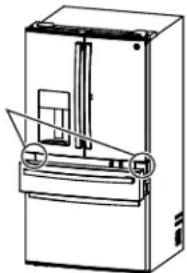 GE Profile PXD22BYPFS - MISE À NIVEAU DES PORTES DU RÉFRIGÉRATEUR - 3