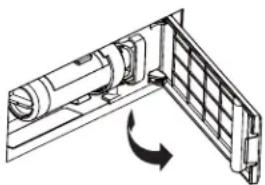 GE Profile PXD22BYPFS - RETIRO DEL FILTRO - 1