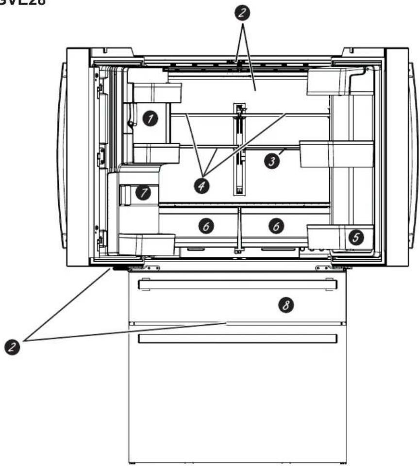 GE Profile PXD22BYPFS - GE Models GVE28 - 1