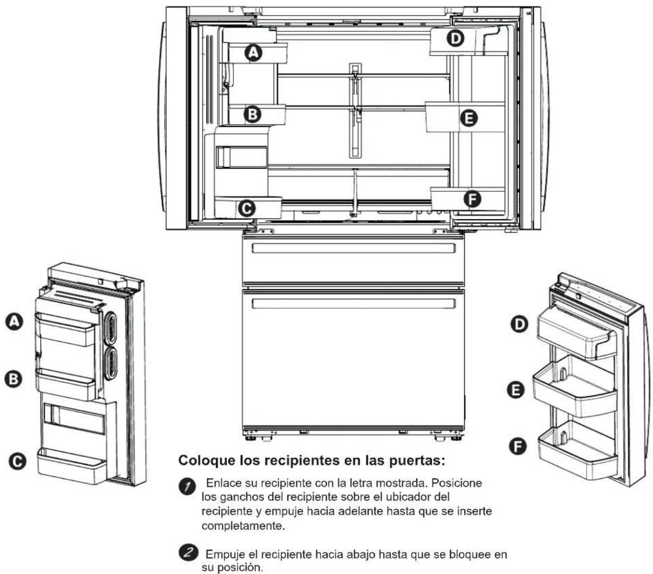 GE Profile PXD22BYPFS - Modelos de Cuatro Puertas - 1