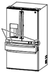 GE Profile PXD22BYPFS - NIVELACIÓN DE LAS PATAS DEL REFRIGERADOR - 1