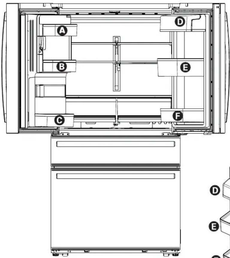 GE Profile PXD22BYPFS - Modèles quatre portes - 2