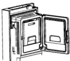 GE Profile PXD22BYPFS - Ice Bucket and Dispenser - 1