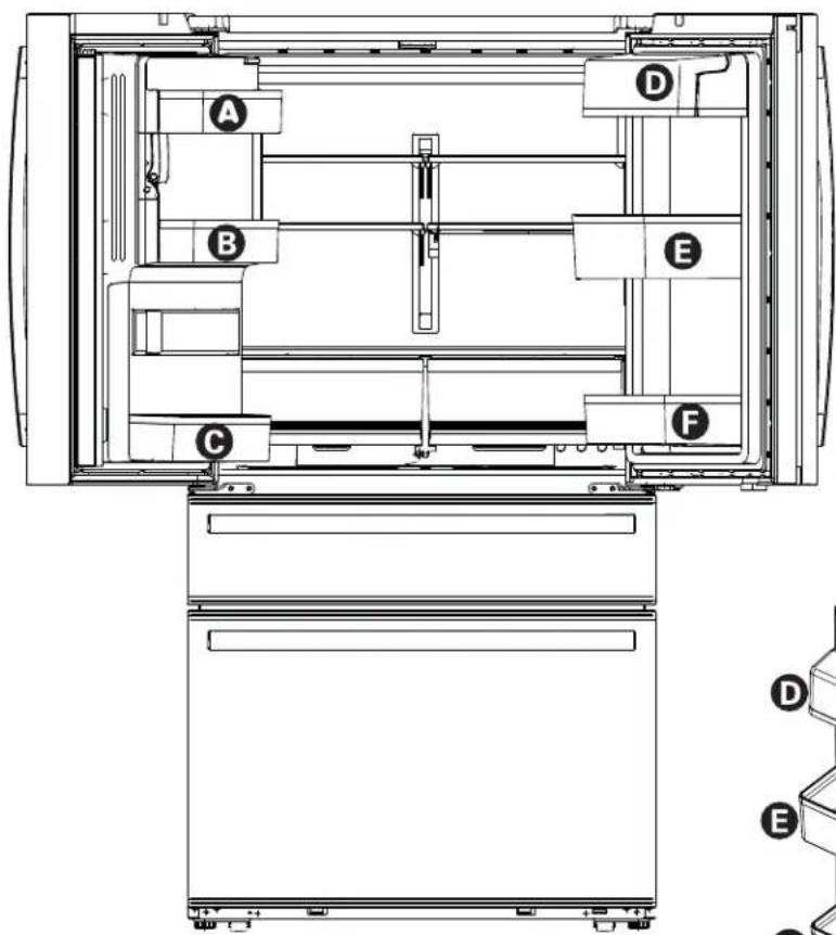 GE Profile PXD22BYPFS - Four Door Models - 2