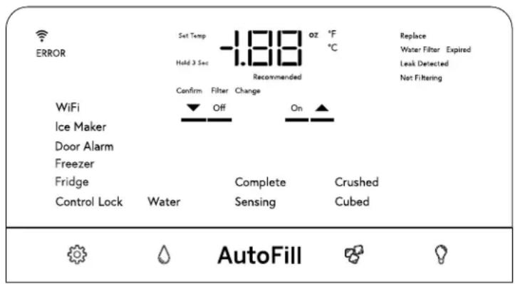 GE Profile PXD22BYPFS - To Change the Freezer Temperature: - 1