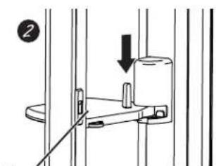 GE Profile PXD22BYPFS - Pour positionner les bacs dans les portes : - 1