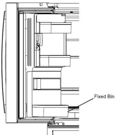 GE Profile PXD22BYPFS - FIXED BIN - 1