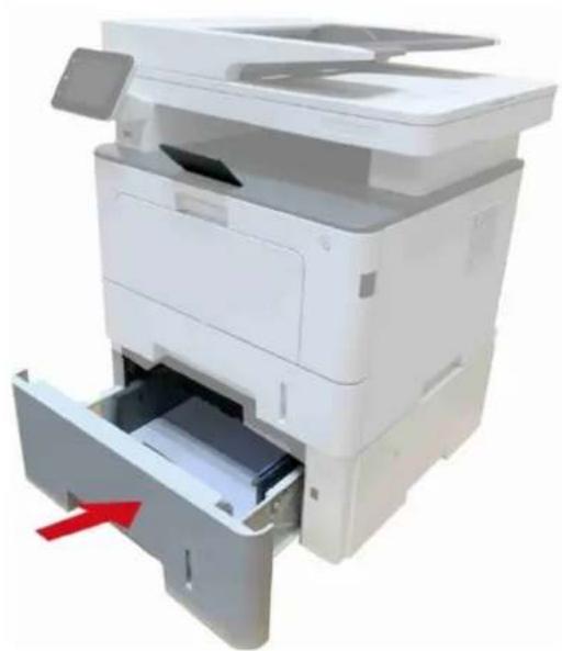 PANTUM BM5300ADW - Chargement du papier dans le bac optionne - 4