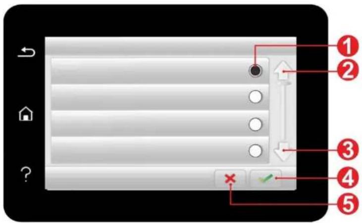 PANTUM BM5300ADW - Bouton d'écran tactile - 1