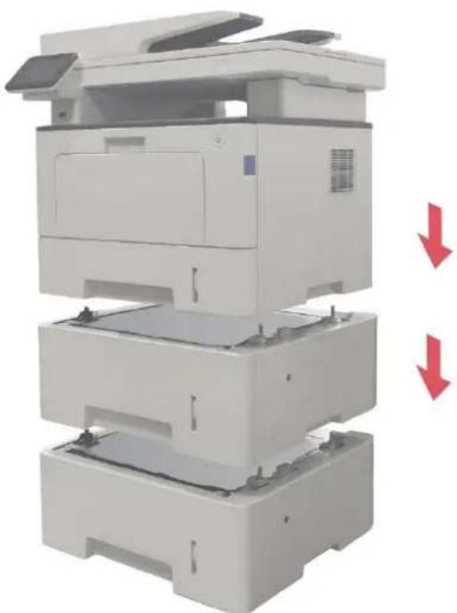 PANTUM BM5300ADN - Installation du bac optionnel - 2