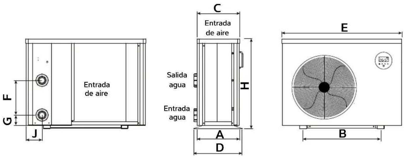 Calorex I-PAC+ 16 - DIMENSIONES - 1