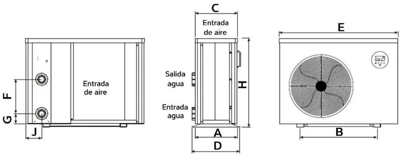 Calorex I-PAC 22ALX - DIMENSIONES - 1