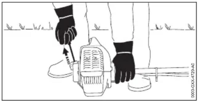 STIHL FS 490 C-M K - Motor starten - 2