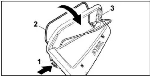 STIHL RMA 253 T - Activation de la lame - 1