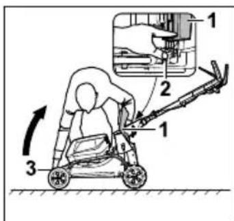 STIHL RMA 253 T - Rasenmäher aufstellen - 1