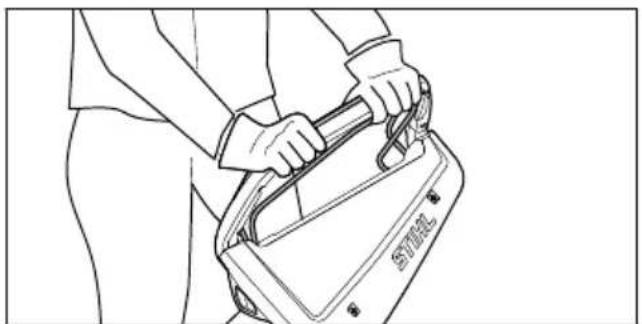 STIHL RMA 253 T - Impugnatura e guida del tosaerba - 1