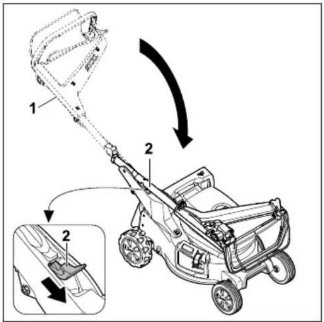 STIHL RMA 253 T - Duwstang inklappen - 1