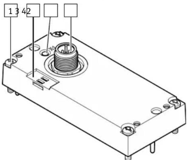 Festo VAEM-L1-S-8-PTL - Structure du produit - 1
