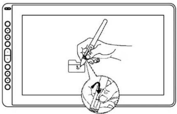 Huion Kamvas 16 - Utilizzare i pulsanti laterali - 1