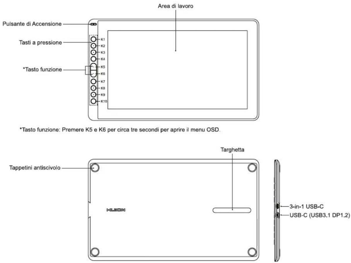 Huion Kamvas 16 - Produit et accessoires - 1