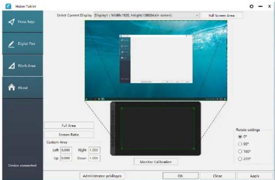Huion Kamvas 16 - Using Multiple Monitors - 1