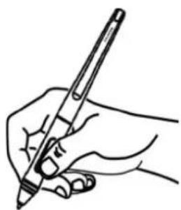 Huion Kamvas 16 - Tenue du stylet - 1