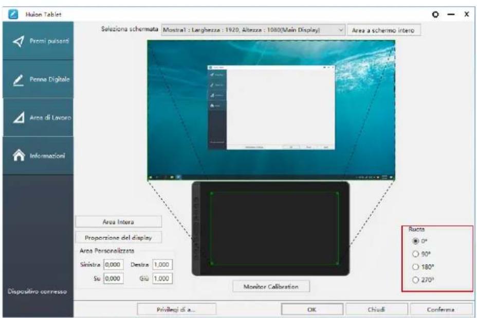 Huion Kamvas 16 - Ruotare l'Area di Lavoro - 1