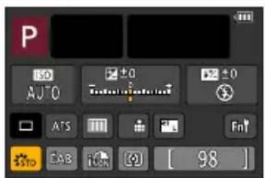 PANASONIC Lumix DC-FZ80D - Appuyez sur la touche [Q.MENU/¬] pour fermer le menu d'accès rapide. - 1
