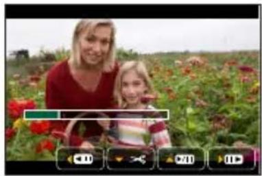 PANASONIC Lumix DC-FZ80D - MENU → Lect.] → [Division vidéo] - 1