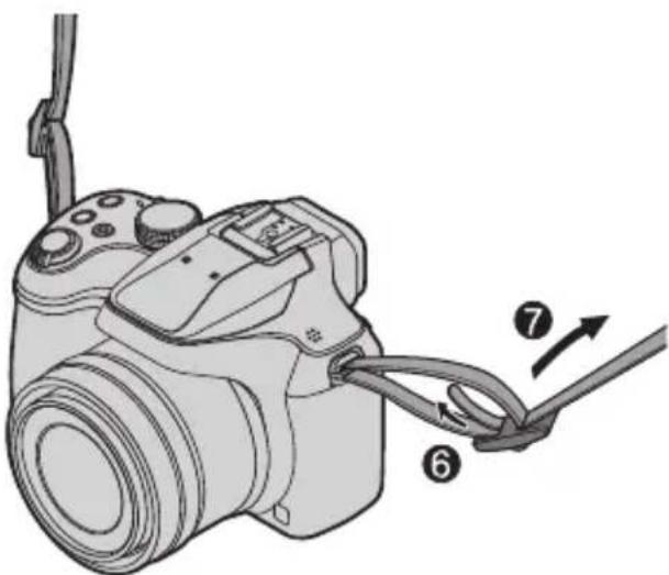 PANASONIC Lumix DC-FZ80D - Fixation de la bandoulière - 4
