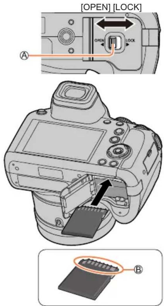 PANASONIC Lumix DC-FZ80D - Pour retirer la carte - 2