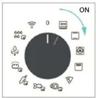 CANDY CA6 NP5B3LHTX - SWITCHING ON/OFF THE OVEN - 1
