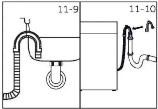 HAIER HW90-BD14CIGU1 - Ablaufschlauch zum Waschbecken - 1