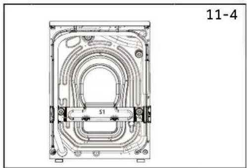 HAIER HW90-BD14CIGU1 - Smontare i bulloni di trasporto - 1