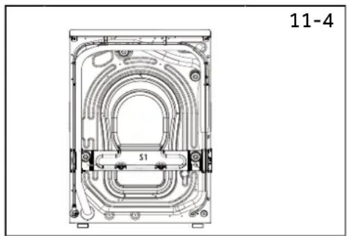 HAIER HW90-BD14CIGU1 - Entfernen der Transportbolzen - 1