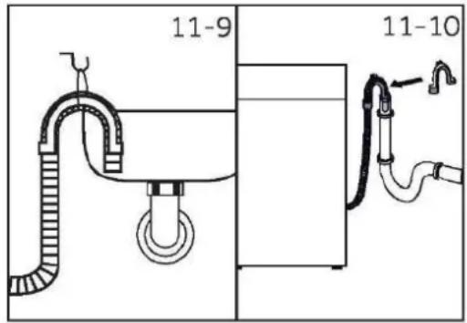 HAIER HW90-BD14CIGU1 - Tubo di scarico al lavello - 1