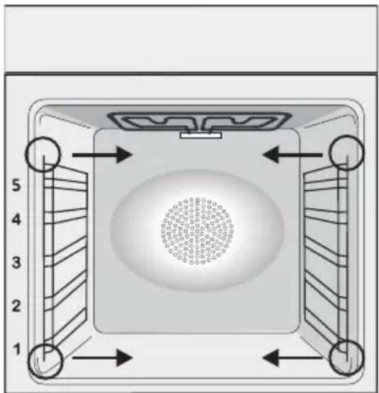 CANDY F CM955XRL - REMOVAL AND CLEANING OF THE SIDE RACKS - 1