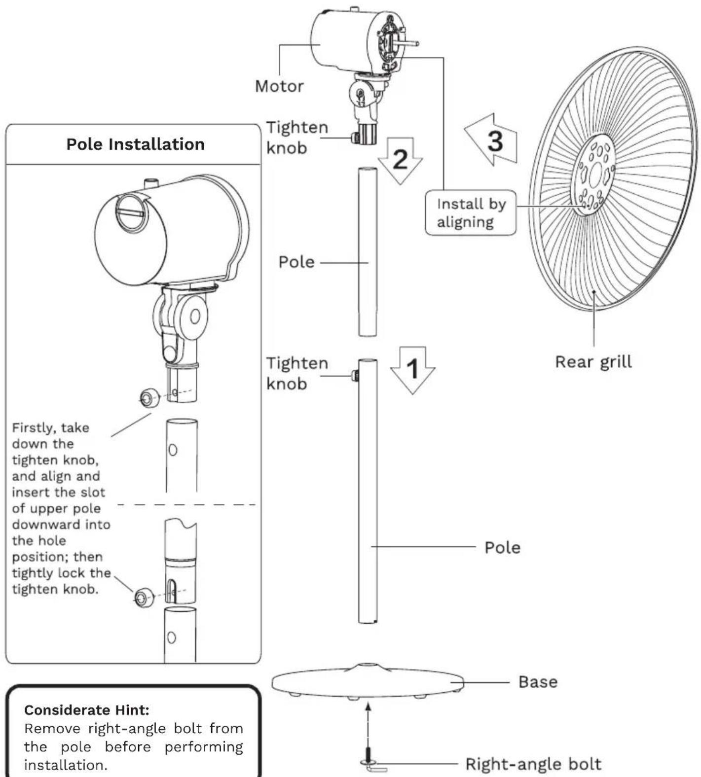 OPTIMEA OVP-AR40N - Installation instructions - 1