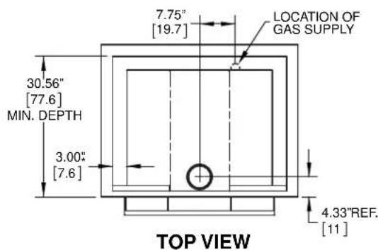 Hestan AGPO33 - TO COMBUSTIBLE CONSTRUCTION - 1