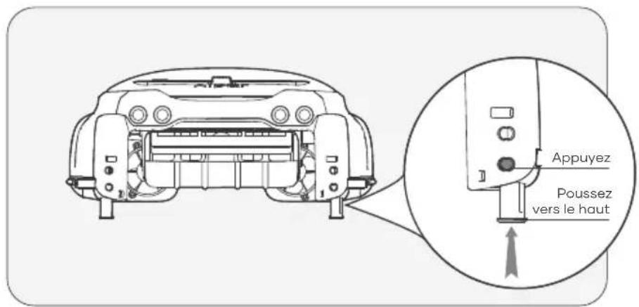 Aiper Surfer M1 - Utilisation des barres anti-échouement - 1