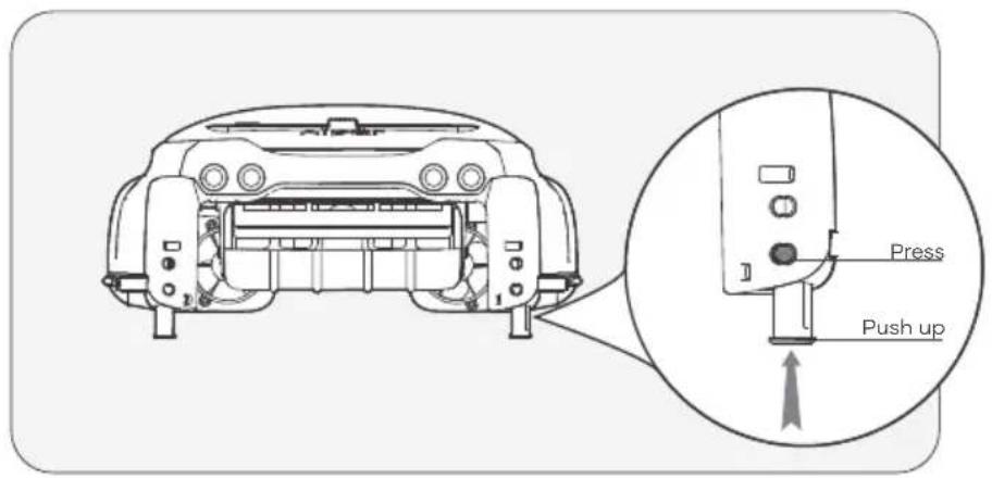 Aiper Surfer M1 - Using the Anti-stranding Bars - 1