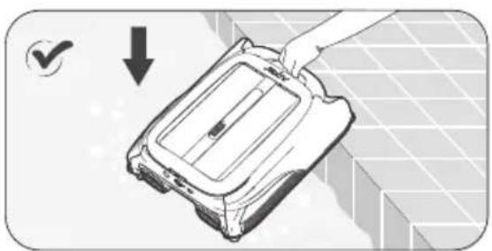 Aiper Surfer M1 - Colocación del producto en la piscina - 1