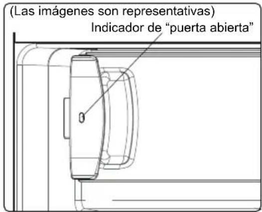 SHARP SJ-LD140E0XS-EU - Indicador de "Puerta abierta": - 1