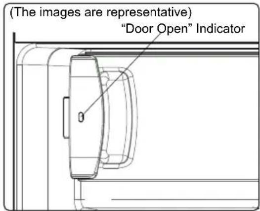 SHARP SJ-LD140E0XS-EU - "Door Open" Indicator; - 1