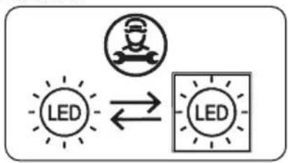 SHARP SJ-LD140E0XS-EU - Sostituzione dell'illuminazione LED - 2