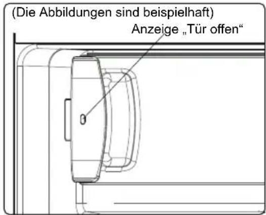 SHARP SJ-LD140E0XS-EU - Anzeige „Tür offen“ - 1